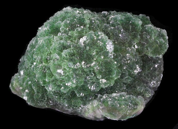 Bright Green Botryoidal Fluorite - China #32508